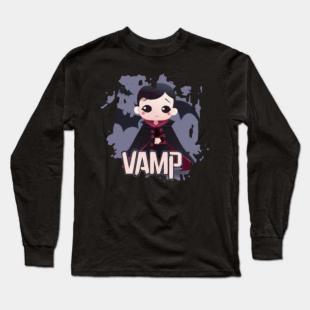 vampire Long Sleeve T-Shirt by Pixy Official